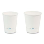 Picture of Perk™ White Paper Hot Cups, 8 oz, 100/Pack