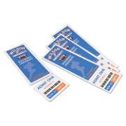 Picture of Avery® Printable Tickets w/Tear-Away Stubs, 8 1/2 x 11, White, 10/Sheet, 20Sheets/Pack