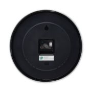 Picture of Universal® Brushed Aluminum Wall Clock, 12" Overall Diameter, Silver Case, 1 AA (sold separately)