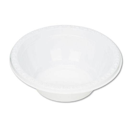 Picture of Tablemate® Plastic Dinnerware, Bowls, 5oz, White, 125/Pack