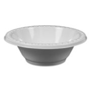 Picture of Tablemate® Plastic Dinnerware, Bowls, 5oz, White, 125/Pack