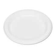 Picture of Tablemate® Plastic Dinnerware, Plates, 7" dia, White, 125/Pack