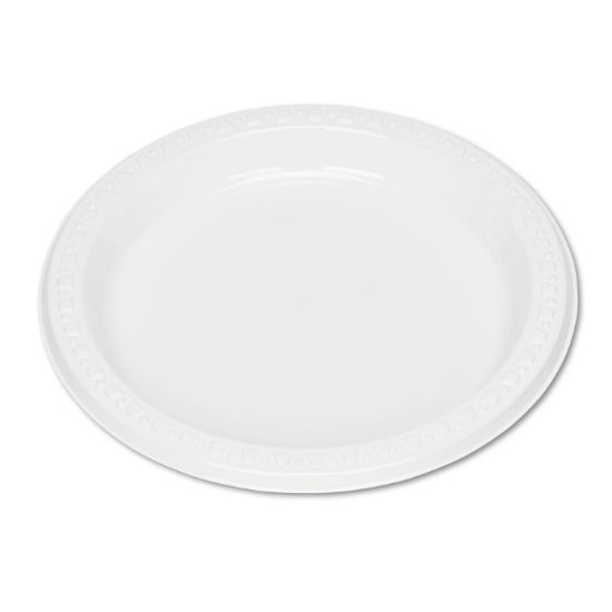 Picture of Tablemate® Plastic Dinnerware, Plates, 7" dia, White, 125/Pack