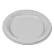 Picture of Tablemate® Plastic Dinnerware, Plates, 7" dia, White, 125/Pack