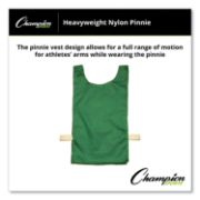 Picture of Champion Sports Heavyweight Pinnies, Nylon, One Size, Green, 12/Box