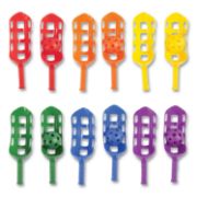 Picture of Champion Sports Scoop Ball Set, Plastic, Assorted Colors, 2 Scoops/1 Ball Per Set, 6 Sets