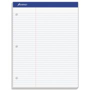 Picture of Ampad® Double Sheets Pad, Law Rule, 8 1/2 x 11 3/4, White, 100 Sheets