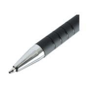 Picture of Universal® Comfort Grip Ballpoint Retractable Pen, Black Ink, Medium, Dozen