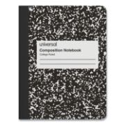 Picture of Universal® Composition Book, College Rule, 9 3/4 x 7 1/2, White, 100 Sheets
