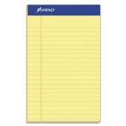 Picture of Ampad® Perforated Writing Pad, Narrow, 5 x 8, Canary, 50 Sheets, Dozen