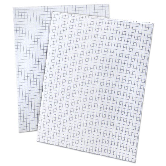 Picture of Ampad® Quadrille Pads, 4 Squares/Inch, 8 1/2 x 11, White, 50 Sheets