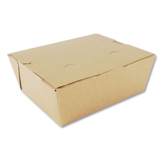 Picture of CHAMPPAK RETRO CARRYOUT BOXES #8, KRAFT, 6 X 4.75 X 2.5, 300/CARTON