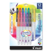 Picture of Pilot® FriXion Colors Erasable Stick Marker Pen, 2.5mm, Assorted Ink/Barrel, 12/Set