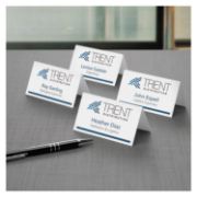 Picture of Avery® Small Tent Card, White, 2 x 3 1/2, 4 Cards/Sheet, 160/Box
