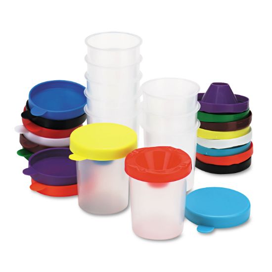 Picture of Chenille Kraft® No-Spill Paint Cups, 10/Set