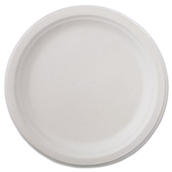 Picture of Chinet® Classic Paper Dinnerware, Plate, 9 3/4" dia, White, 125/Pack, 4 Packs/Carton