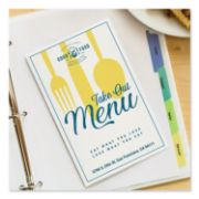 Picture of Avery® Textured Half-Fold Greeting Cards, Inkjet, 5 1/2 x 8 1/2, Wht, 30/Bx w/Envelopes