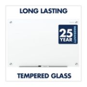Picture of BRILLIANCE GLASS DRY-ERASE BOARDS, 36 X 24, WHITE SURFACE