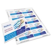 Picture of Avery® True Print Clean Edge Business Cards, Inkjet, 2 x 3 1/2, White, 1000/Box