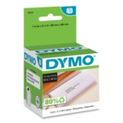 Picture of DYMO® LabelWriter Address Labels, 1 1/8 x 3 1/2, White, 130 Labels/Roll, 2 Rolls/Pack