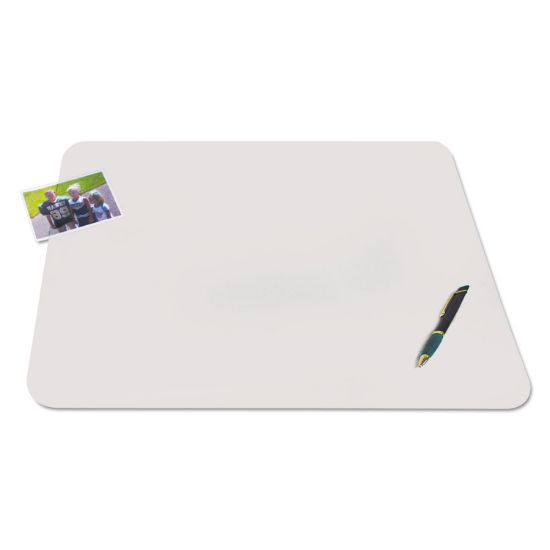 Picture of Artistic® KrystalView Desk Pad with Microban, Matte Finish, 36 x 20, Clear