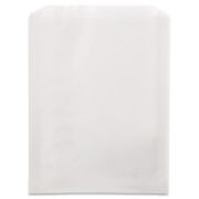 Picture of Bagcraft PB25 Grease-Resistant Sandwich Bags, 6 1/2 x 1 x 8, White, 2000/Carton