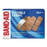 Picture of BAND-AID® Flexible Fabric Adhesive Bandages, 1" x 3", 100/Box