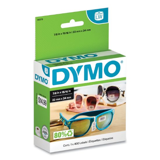 Picture of DYMO® LabelWriter Multipurpose Labels, 15/16 x 7/8, White, 400 Labels/Roll