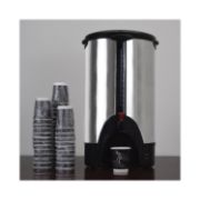 Picture of Coffee Pro 100-Cup Percolating Urn, Stainless Steel