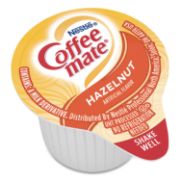 Picture of Coffee-mate® Liquid Coffee Creamer, Hazelnut, 0.375 oz Cups, 180/Carton