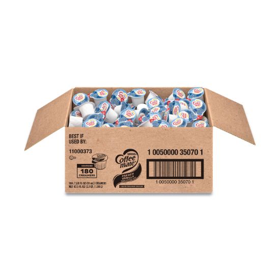 Picture of Coffee-mate® Liquid Coffee Creamer, Mini Cups, French Vanilla, 180/Box