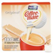 Picture of Coffee-mate® Liquid Coffee Creamer, Original, 0.375 oz Mini-Cups, 180 per Box