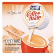 Picture of Coffee-mate® Liquid Coffee Creamer, Original, 0.375 oz Mini-Cups, 180 per Box