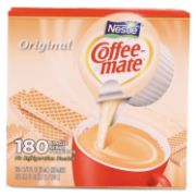 Picture of Coffee-mate® Liquid Coffee Creamer, Original, 0.375 oz Mini-Cups, 180 per Box