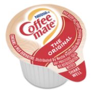Picture of Coffee-mate® Liquid Coffee Creamer, Original, 0.375 oz Mini-Cups, 180/Box, 2 Box/Carton