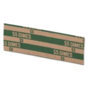Picture of Coin-Tainer® Flat Coin Wrappers, Dimes, $5, 1000 Wrappers/Box