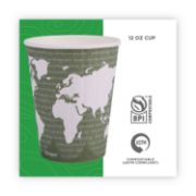 Picture of Eco-Products® World Art Renewable & Compostable Insulated Hot Cups - 12oz., 40/PK, 15 PK/CT