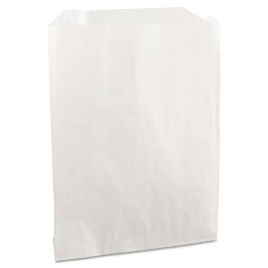Picture of Bagcraft PB19 Grease-Resistant Sandwich/Pastry Bags, 6 x 3/4 x 7 1/4, White, 2000/Carton