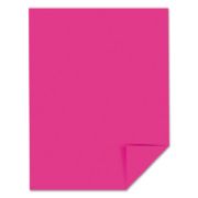 Picture of Astrobrights® Color Cardstock, 65lb, 8 1/2 x 11, Fireball Fuchsia, 250 Sheets