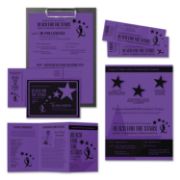 Picture of Astrobrights® Color Cardstock, 65lb, 8 1/2 x 11, Gravity Grape, 250 Sheets
