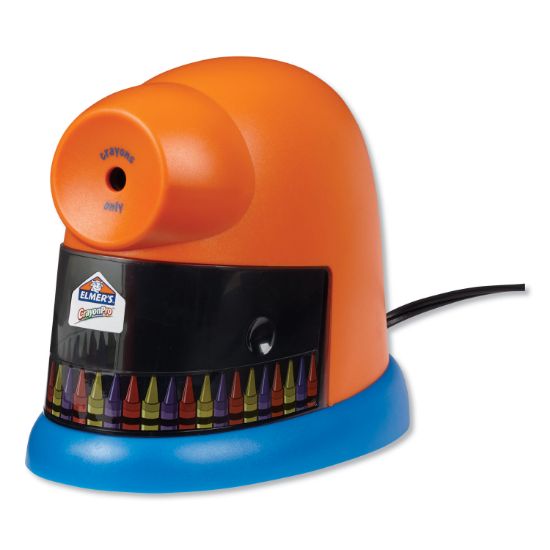 Picture of Elmer's® CrayonPro Electric Crayon Sharpener with Replacable Blade, Orange