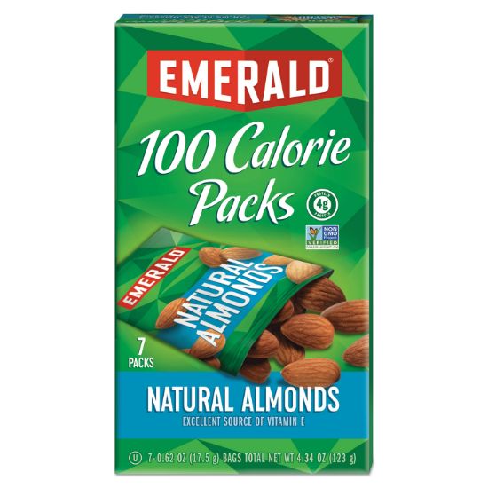 Picture of Emerald® 100 Calorie Pack All Natural Almonds, 0.63oz Packs, 7/Box