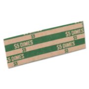 Picture of Coin-Tainer® Flat Coin Wrappers, Dimes, $5, 1000 Wrappers/Box