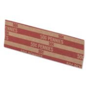 Picture of Coin-Tainer® Flat Coin Wrappers, Pennies, $.50, 1000 Wrappers/Box
