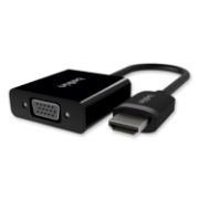 Picture of Belkin® HDMI to VGA + 3.5mm Audio Adapter, M/F, 1080p, 5 ft., Black