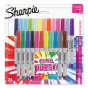 Picture of Color Burst Permanent Markers Ultra Fine 24/Pkg Assorted
