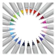 Picture of Color Burst Permanent Markers Ultra Fine 24/Pkg Assorted