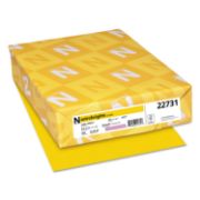Picture of Astrobrights® Color Cardstock, 65lb, 8 1/2 x 11, Solar Yellow, 250 Sheets