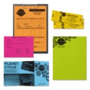 Picture of Astrobrights® Color Paper -"Bright" Assortment, 8 1/2 x 11, 5 Colors, 24lb, 500 Sheets