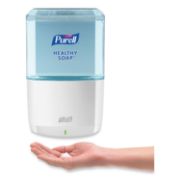 Picture of ES6 SOAP TOUCH-FREE DISPENSER, 1200 ML, 5.25" X 8.8" X 12.13", WHITE